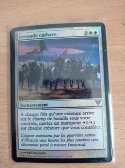 Croisade cathare - Cathars' Crusade -FOIL - Magic mtg - NM FR *1 - Image 1