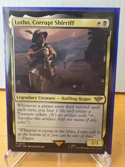 MTG Lotho, Corrupt Shirriff #213 LOTR Non-Foil - Image 1
