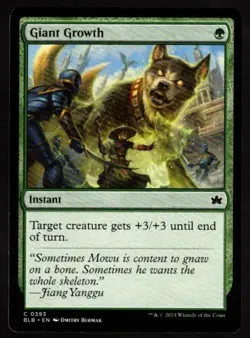 4x Giant Growth-Magic the Gathering-MTG-Bloomburrow-Near Mint-4x - Image 1