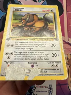 Carte Pokemon Tauros 47/64 Wizards Jungle Edition 1 Ed1 First Francais Vf Fr - Image 4