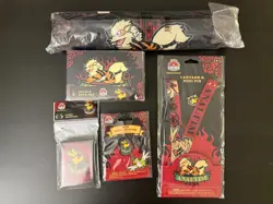 Pokemon World Championships 2025 Rockabilly DECK BOX/PLAYMAT/SLEEVES/ PIN Bundle - Image 1