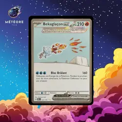 Carte Pokemon Bekaglacon 222/197 Ecarlate et Violet Flammes Obsidiennes FR - Image 1