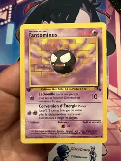 Carte pokemon wizard fossile edition 1 Ed1 First francais vf Fr Fantominus 33/62 - Image 2
