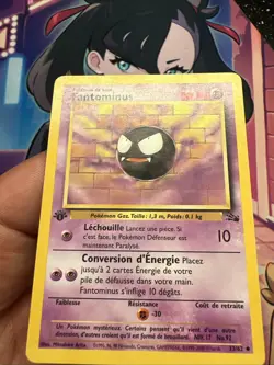 Carte pokemon wizard fossile edition 1 Ed1 First francais vf Fr Fantominus 33/62 - Image 3