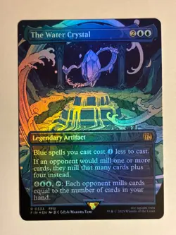 The Water Crystal - (Borderless FOIL) - FINAL FANTASY - NM MTG - Image 1