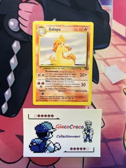 Carte Pokemon Jungle Wizards Galopa 44/64 Edition 2 Unlimited Francais Vf Fr - Image 1