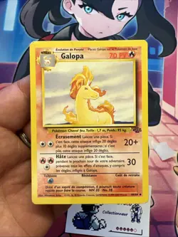 Carte Pokemon Jungle Wizards Galopa 44/64 Edition 2 Unlimited Francais Vf Fr - Image 2