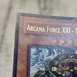 Yugioh Arcana Force XXI The World LODT-EN016 LP Ultimate Rare - Image 3