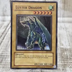 YUGIOH LUSTER DRAGON LOD-050 SUPER RARE NM - Image 1