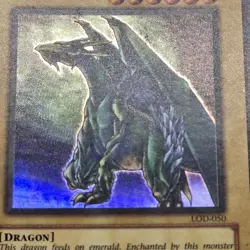 YUGIOH LUSTER DRAGON LOD-050 SUPER RARE NM - Image 2