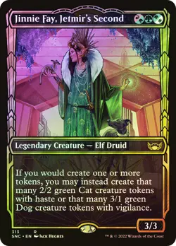 MTG FOIL Jinnie Fay, Jetmir's Second Showcase - Streets of New Capenna #313 - Image 1