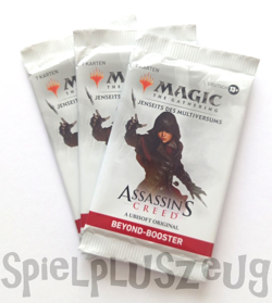 Magic The Gathering Assassins Creed Beyond-Booster 3x Packung Deutsch - Image 1