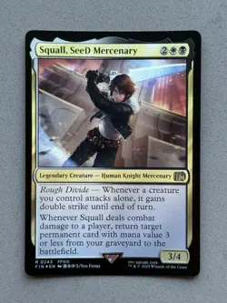 Squall, SeeD Mercenary #243 R (FOIL) - MTG Final Fantasy FIN English - NM - Image 1