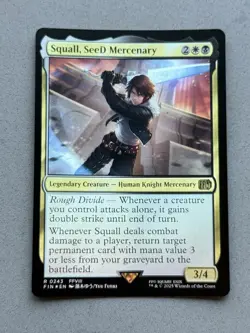 Squall, SeeD Mercenary #243 R (FOIL) - MTG Final Fantasy FIN English - NM - Image 3