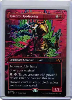 MTG Hazoret, Godseeker - Borderless art - Aetherdrift #0347 - Image 1