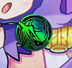 Green Rayquaza ✨1c Start✨ Holo Pokemon Trading Card Game Coin x Token 💠 - Image 1
