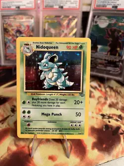 Pokemon TCG Nidoqueen Jungle 7/64 Holo Unlimited Holo Rare - Image 1