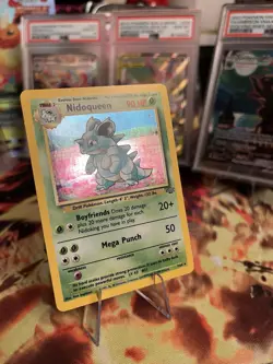 Pokemon TCG Nidoqueen Jungle 7/64 Holo Unlimited Holo Rare - Image 2