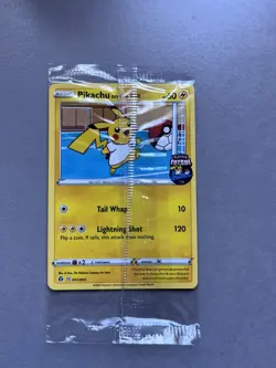 Pokemon Pikachu TCG Promo Card On the Ball Futsal, 001/005 (SEALED) - Image 1