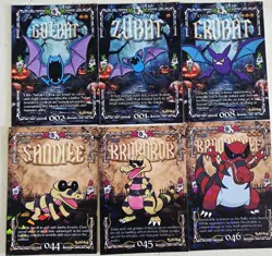 2025 POKEMON HALLOWEEN TRICK OR TREAT Golbat Zubat Crobat Krookodile Krokorot - Image 1