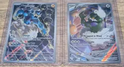 Pokemon TCG TORNADUS SVP 210 & THUNDURUS SVP 209 Black Star SV Promo Bundle - Image 1