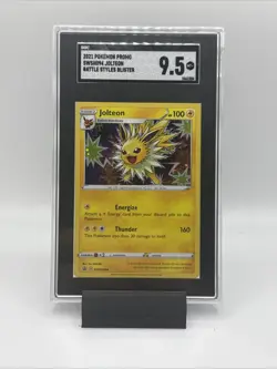 💥 Pokemon TCG Jolteon SWSH094 Cosmos Holo Foil - Black Star Promo 2021 - Image 1