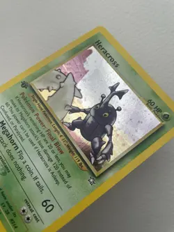 Pokemon Heracross 6/111 ENG Holo 1st Edition Neo Genesis 2000 - Image 1