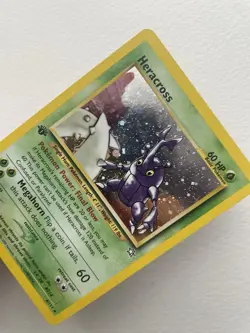 Pokemon Heracross 6/111 ENG Holo 1st Edition Neo Genesis 2000 - Image 4