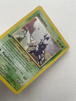 Pokemon Heracross 6/111 ENG Holo 1st Edition Neo Genesis 2000 - Image 5