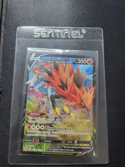 Pokemon TCG Galarian Zapdos V S & S Astral Radiance TG19/TG30 Holo Ultra Rare - Image 1