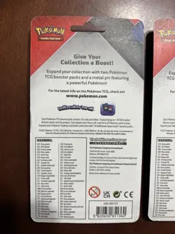 Pokemon TCG “Evolving Skies / Chilling Reign” 2 pack blister- (2) Jirachi Pins - Image 5