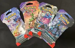 Pokemon Temporal Forces Sleeved Booster Packs 4 of 4 Art Set! - Image 1