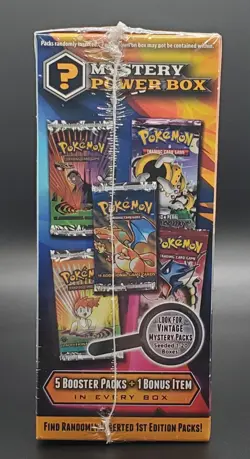 Pokemon Mystery Power Box Brand New Early Edition Vintage Packs 1:20 Boxes Rare! - Image 4