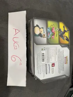 POKEMON TCG CELEBI & VENUSAUR GX TAG TEAM SEALED TIN - Image 2