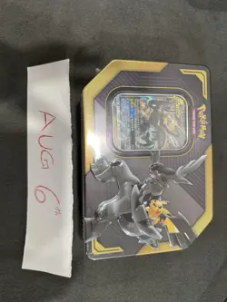 POKEMON TCG PIKACHU & ZEKROM GX TAG TEAM SEALED TIN - Image 1