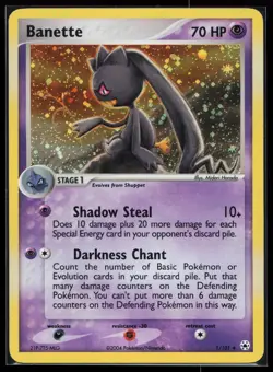 Banette 1/101 Holo Rare Hidden Legends Pokemon Card - Image 1