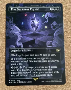 The Darkness Crystal Borderless Final Fantasy Regular FIN 0335 Non Foil MTG 335 - Image 1
