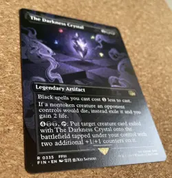 The Darkness Crystal Borderless Final Fantasy Regular FIN 0335 Non Foil MTG 335 - Image 2