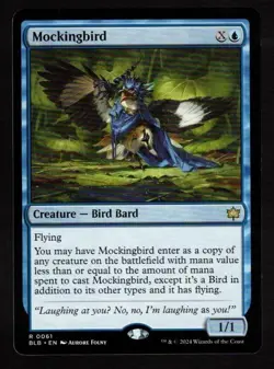 1 x Mockingbird-Magic the Gathering-MTG-Bloomburrow-Near Mint-rare - Image 1