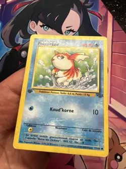 Carte Pokemon Jungle Wizards Poissirene 53/64 Edition 1 Ed1 First Francais Vf Fr - Image 3