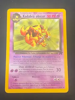 CARTE POKEMON KADABRA OBSCUR 39/82 FR UNCO WIZARDS TEAM ROCKET - TBE - Image 1