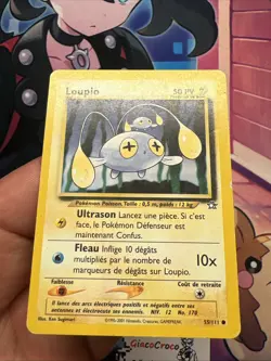 Carte Pokemon Wizards Neo Genesis Loupio 55/111 Francais Vf Fr - Image 3
