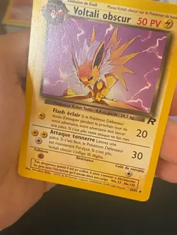 CARTE POKEMON VOLTALI OBSCUR 38/82 FR UNCO WIZARDS TEAM ROCKET - EXC+ - Image 2