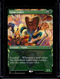 Lotus Cobra - Showcase x1 Magic the Gathering 1x Zendikar Rising mtg card - Image 1