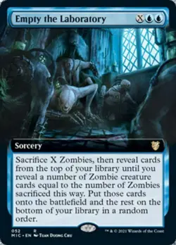 Empty the Laboratory (Extended Art) - Light Play MTG - Image 1
