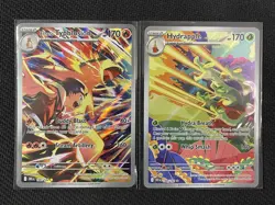 Pokemon Cards x2 Typhlosion Hydrapple Destined Rivals S&V 190/182 188/182 - Image 1