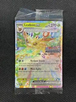 Pokemon Card SEALED Leafeon ex Prismatic Surprise Box Promo S&V 006/131 - Image 1