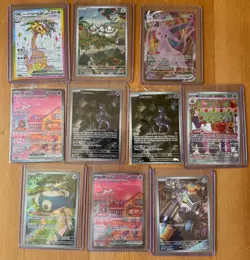 🔥 RARE POKEMON ILLUSTRATION ARTS/EX PROMOS NEAR MINT CONDITION 10 CARDS TOTAL🔥 - Image 1