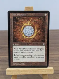 Mox Diamond Stronghold MTG Excellent Magic the Gathering TCG Card - Image 1