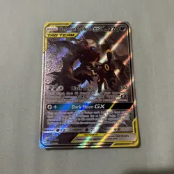 Pokemon Umbreon & Darkrai GX SM241 Full Art LP Sun & Moon Black Star Promo Card - Image 1